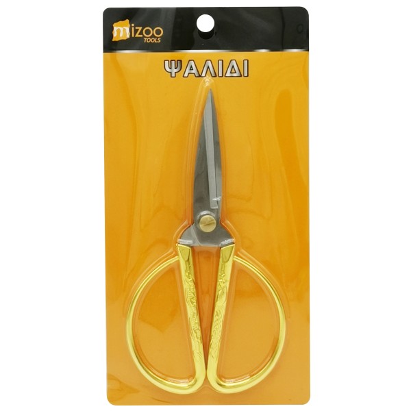 MIZOO ΨΑΛΙΔΙ ΡΑΠΤΙΚΗΣ ΧΡΥΣΟ ΧΡΩΜΑ 19X10CM 20489-54